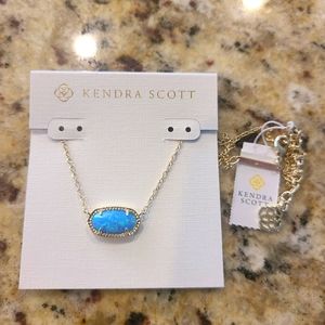 PRICE DROP!!! Kendra Scott Ocean Opal Elisa Gold Necklace